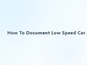 Documenting Injuries for Connecticut Low Speed Accident Claims