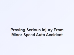 Seeking Compensation After a Low-Speed Crash